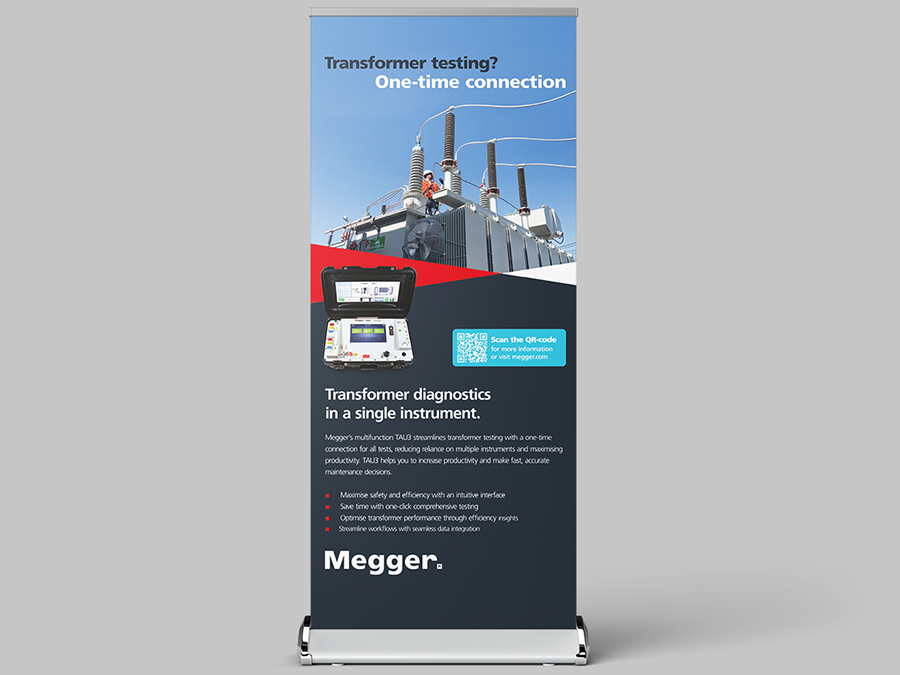 Rollup der Firma Megger